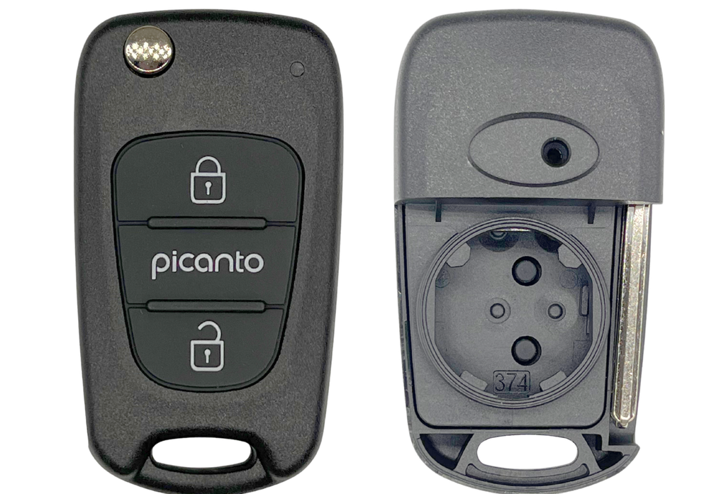 COQUE 3 BOUTONS HYUNDAI® / KIA® LAME HYN20 HKAPS310C