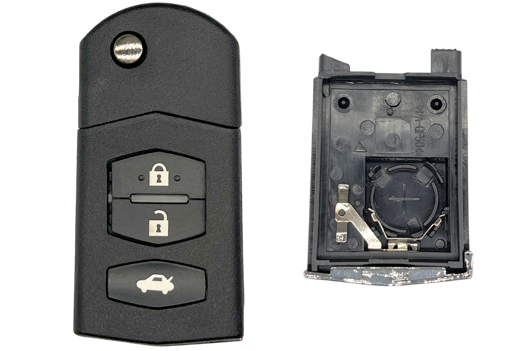 COQUE 3 BOUTONS MAZDA® LAME MAZ24