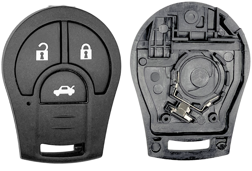 Coque de clé 3 boutons Nissan (lame NSN14 · réf. NISPS34C)