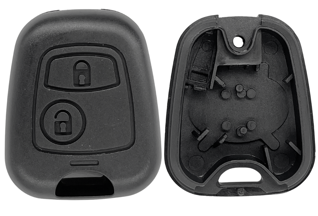 COQUE 2 BOUTONS PEUGEOT® / CITROËN® (UTILISER PSA22) LAME NE PSAPS23C