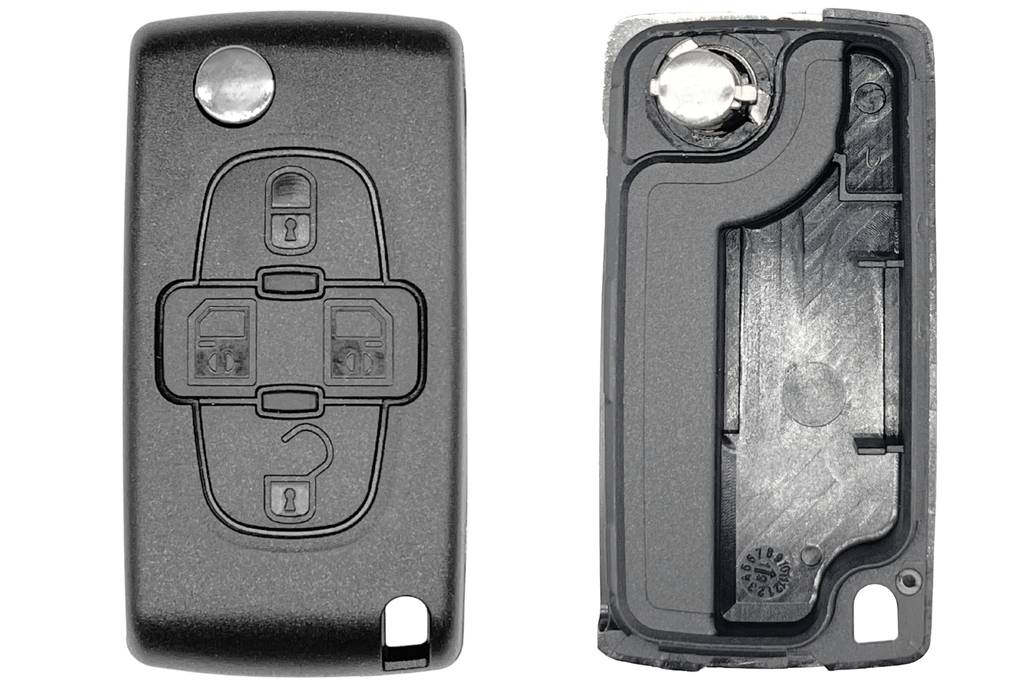 COQUE 4 BOUTONS PEUGEOT® / CITROËN® PILE SUR CIRCUIT PSAPS407C