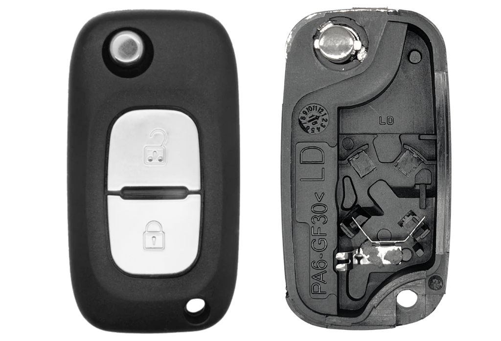 COQUE 2 BOUTONS RENAULT® / MERCEDES® RENPS201C