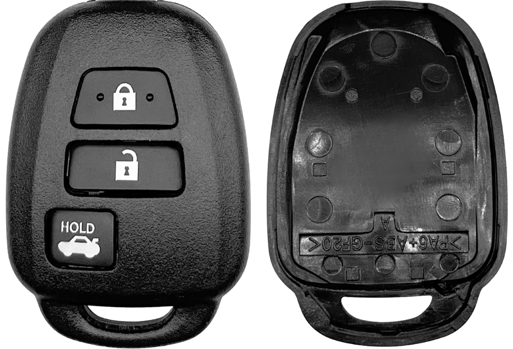 Coque de clé 3 boutons Toyota (profil TOYPS36C)