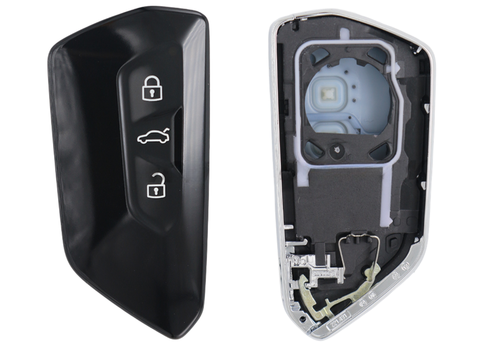 COQUE 3 BOUTONS VOLKSWAGEN® PILE SUR COQUE LAME HU162 VWPS307C