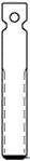 Clé insert Valeo (transpondeur · profil HU83T)