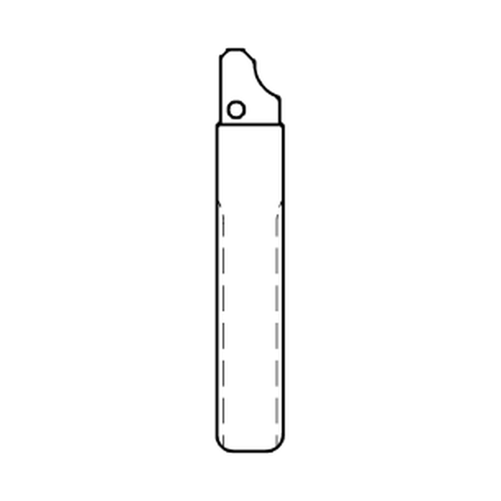 Clé maillechort (profil HU83)