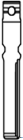 Clé insert acier (profil HU116T)