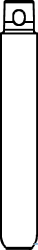 Clé insert acier (profil HU135T)