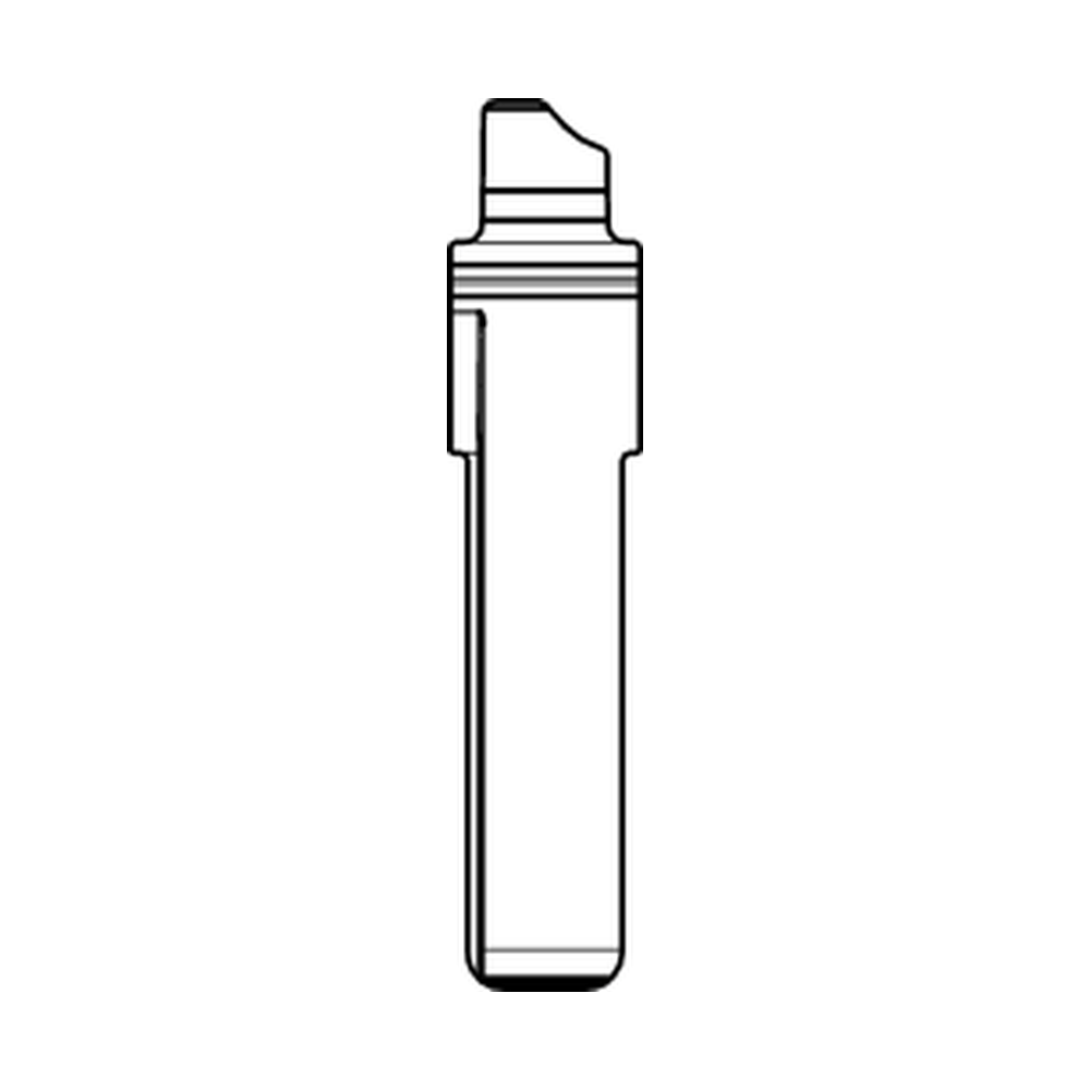 Clé insert maillechort (profil HU163T)