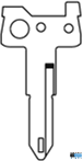 CLE-CLIP RENAULT SERIE LIMITEE NE73-I