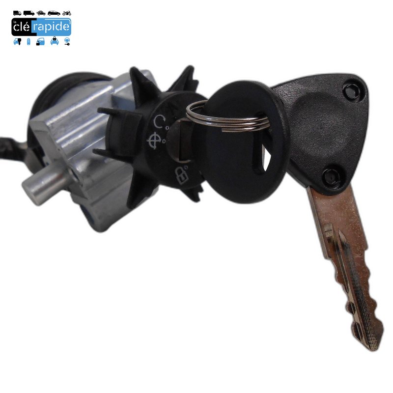 Clé Peugeot scooter (Speedfight/Vivacity/Ludix - barillet ZADI) à vérifier (séries 9000/9001/9002/8014) Mise au code et taillage inclus, à partir du code de clé ou d'une photo de la clé du véhicule