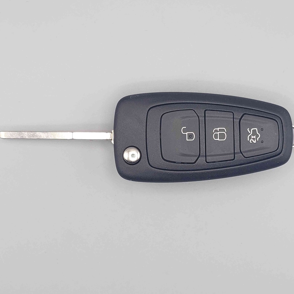 Télécommande Ford Focus Mk3 - télécommande complète 3 boutons (lame HU101) 3 boutons 2011-2014 433 MHz Mise au code et taillage inclus, à partir du code de clé ou d'une photo de la clé du véhicule
