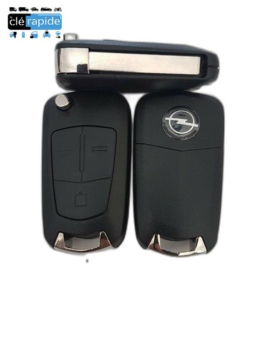 Télécommande Opel Insignia B 3 ou 4 boutons 2017 - 2022 433.92 MHz Mise au code et taillage inclus, à partir du code de clé ou d'une photo de la clé du véhicule