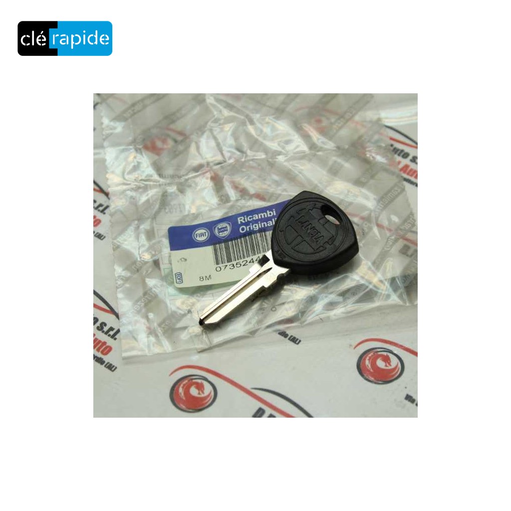 Clé Fiat YPSILON TRANSPON Mise au code et taillage inclus, à partir du code de clé ou d'une photo de la clé du véhicule