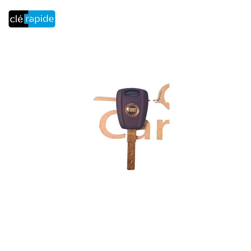 Clé Fiat DOBLO TRANSPONDEUR Mise au code et taillage inclus, à partir du code de clé ou d'une photo de la clé du véhicule