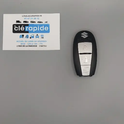 [3717271810] Télécommande Suzuki Swift III (Smart Key) 2010 - 2017 433 MHz Mise au code et taillage inclus, à partir du code de clé ou d'une photo de la clé du véhicule