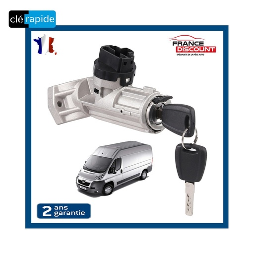 [6000631573] Antivol Fiat Ducato 250 / Boxer III / Jumper III 2006 - 2014 Mise au code et taillage inclus, à partir du code de clé ou d'une photo de la clé du véhicule