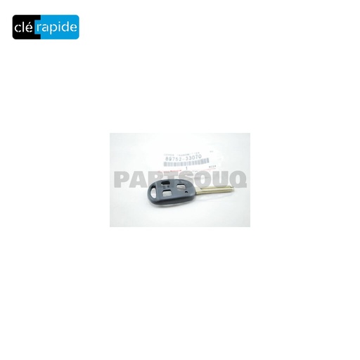 [8975233070] Clé Lexus LS/GS (master key C2 - préfixe 89752 = transmitter housing) [Années à vérifier] Mise au code et taillage inclus, à partir du code de clé ou d'une photo de la clé du véhicule
