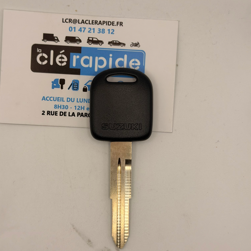 [3714560G00] LLAVE SUZUKI TRANSPONDER U Código y corte incluidos, a partir del código de la llave o una foto de la llave del vehículo