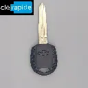 Cle transpondeur  noire KIA  magentis