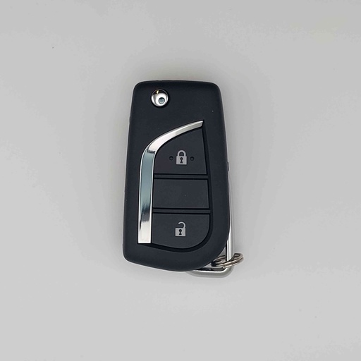 [890700KB11] Télécommande Toyota Hilux AN130 (télécommande pliable - flip key) à vérifier (2-3) boutons 2015-2020 (Hilux Revo/AN130) 433 MHz Mise au code et taillage inclus, à partir du code de clé ou d'une photo de la clé du véhicule