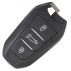 [98124195ZD] Télécommande Peugeot 308 / 508 - télécommande mains libres 3 boutons (sans insert) 3 boutons 2010-2017 (308 II) / 2010-2018 (508 I) 433 MHz FSK Mise au code et taillage inclus, à partir du code de clé ou d'une photo de la clé du véhicule
