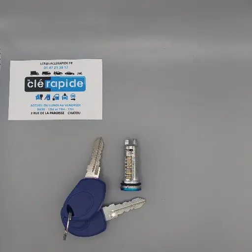[BIV] Serrure Iveco - barillet série V [Années à vérifier] Mise au code et taillage inclus, à partir du code de clé ou d'une photo de la clé du véhicule