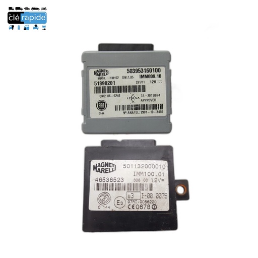 [CI807] Insert Fiat Peugeot 807 / Citroën C8 / Fiat Ulysse / Lancia Phedra (insert - code interne LCR) à vérifier (2002-2014)