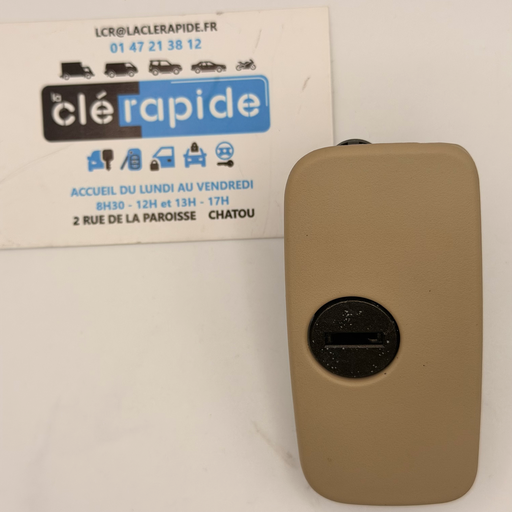 [FRCL0385] VIDE POCHE CHEVROLET CAPTIVA BEIGE Mise au code et taillage inclus, à partir du code de clé ou d’une photo de la clé du véhicule