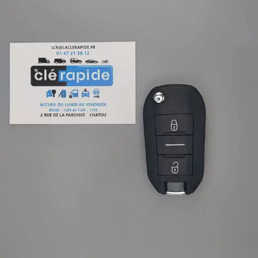 [HU83R30] REMOTE CONTROL CITROËN C3 2016-2024 - C3 AIRCROSS 2017-2024 - C5 AIRCROSS 2017-2022- JUMPY 2016-2022 - PEUGEOT 208 2019-2023 - 2008 2019-2023 - 3008 2016-2023 - 5008 2016-2023 Coding and cutting included, from the key code or a photo of the vehicle key