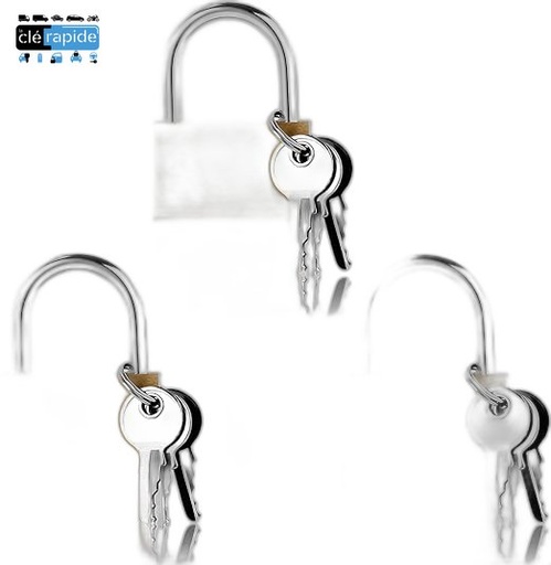 [MSF2D2E40626] JEU DE 3 SERRURES DE VALISE FJR1300