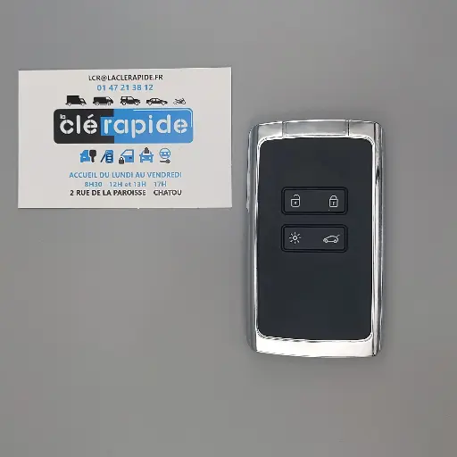 [RNCP06] Télécommande Dacia DUSTER -24 JOGGER 4 boutons 2018 - 2021 Mise au code et taillage inclus, à partir du code de clé ou d'une photo de la clé du véhicule