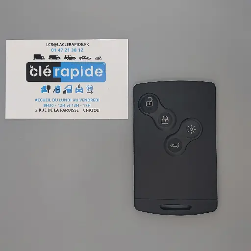 [VA150S15] CARTE TELECOMMANDE 4 BOUTONS LAGUNA 3 -MEGANE 3 - SCENIC 3