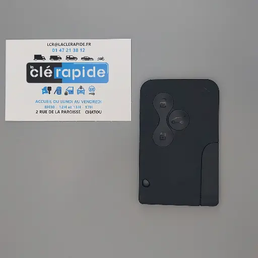 [VA150S19] CARTE MEGANE 2 - SCENIC 2 Mise au code et taillage inclus, à partir du code de clé ou d’une photo de la clé du véhicule