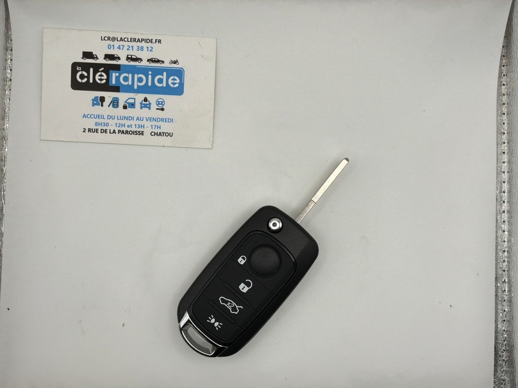Cle telecommande 4BOUTONS Fiat 500X