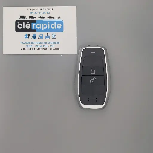 [AT002] TELECOMMANDE 2 BOUTONS MAINS LIBRES UNIVERSELLE AUTEL 