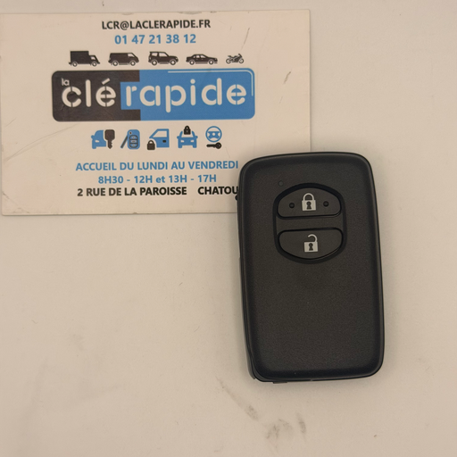 [8990447382] TELECOMMANDE TOYOTA PRIUS 3 Mise au code et taillage inclus, à partir du code de clé ou d’une photo de la clé du véhicule