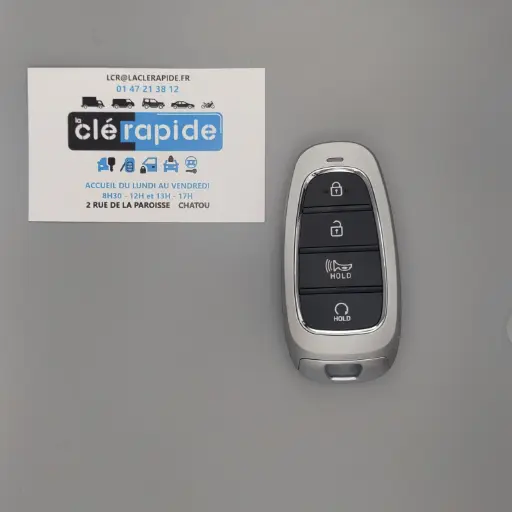 [HY101TE06-AF] TELECOMMANDE MAINS LIBRES 4 BOUTONS HYUNDAI TUSCON +2015 ID46 