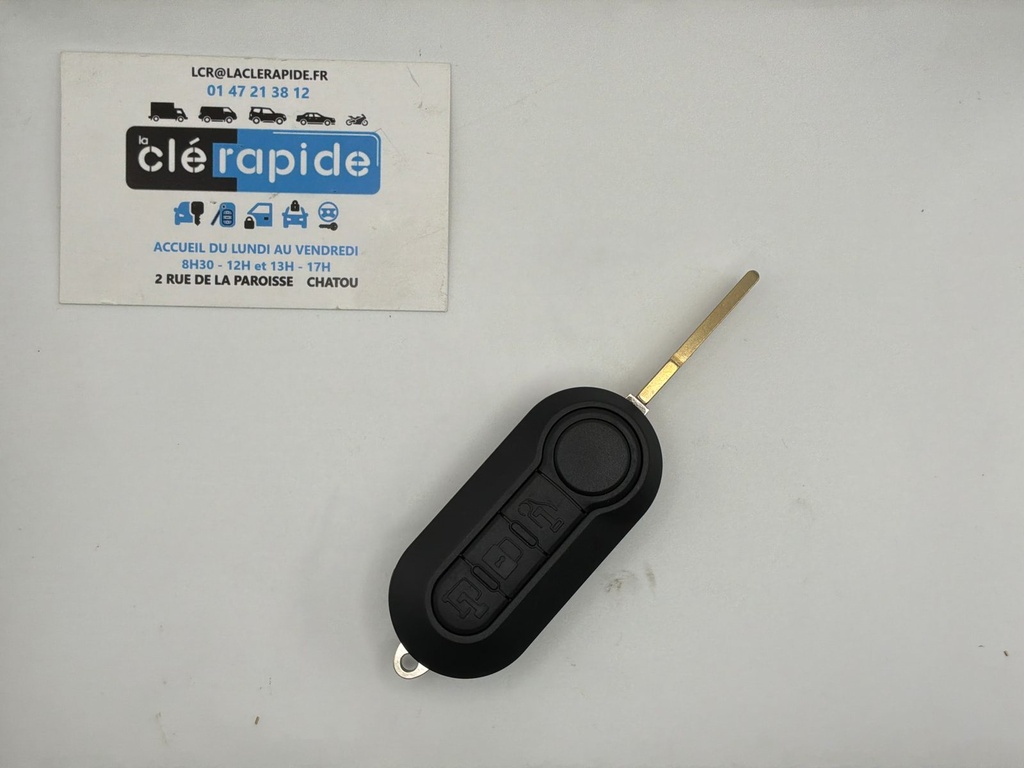 Coque VIDE telecommande Fiat