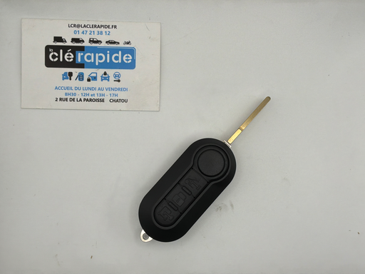 [FI22CS3B-VAN-P] EMPTY FIAT REMOTE COVER