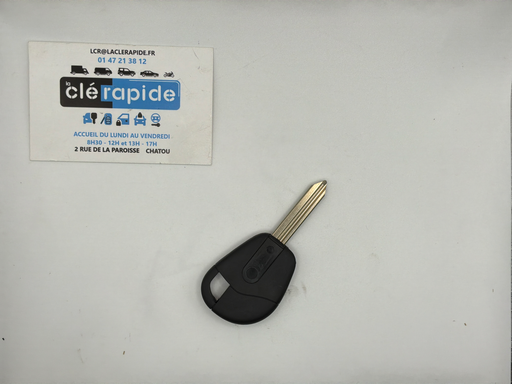 [9927FY] TRANSPONDER KEY CODE 46 FIAT/PEUGEOT/CITROEN Coding and cutting included, from the key code or a photo of the vehicle key