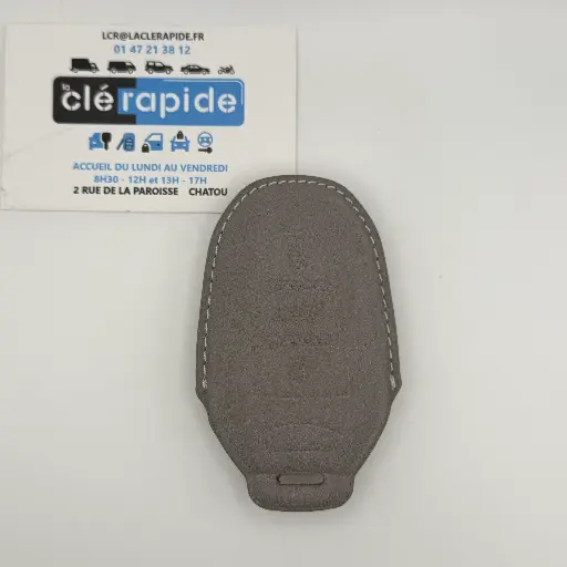 [ETUITELECOMPEUGEOT] LIGHT GRAY PROTECTIVE CASE FOR PEUGEOT REMOTE CONTROL