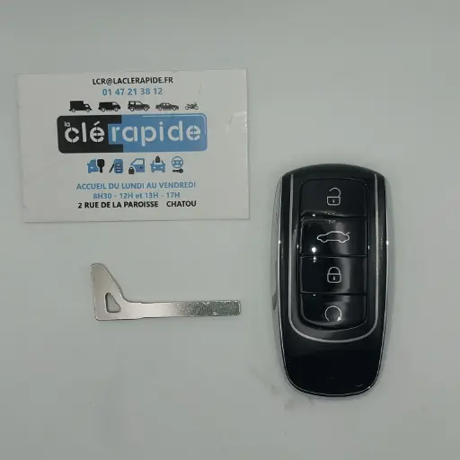 [804000323AA] TELECOMMANDE 4 BOUTONS 434MHZ ID47 4A CHERY, JAECOO, OMODA, EXEED, Tiggo 8 Plus Tiggo8 Pro