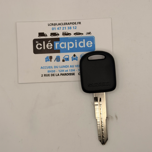 [3714577E10] LLAVE TRANSPONDEDORA SUZUKI JIMNY Código y corte incluidos, a partir del código de la llave o una foto de la llave del vehículo