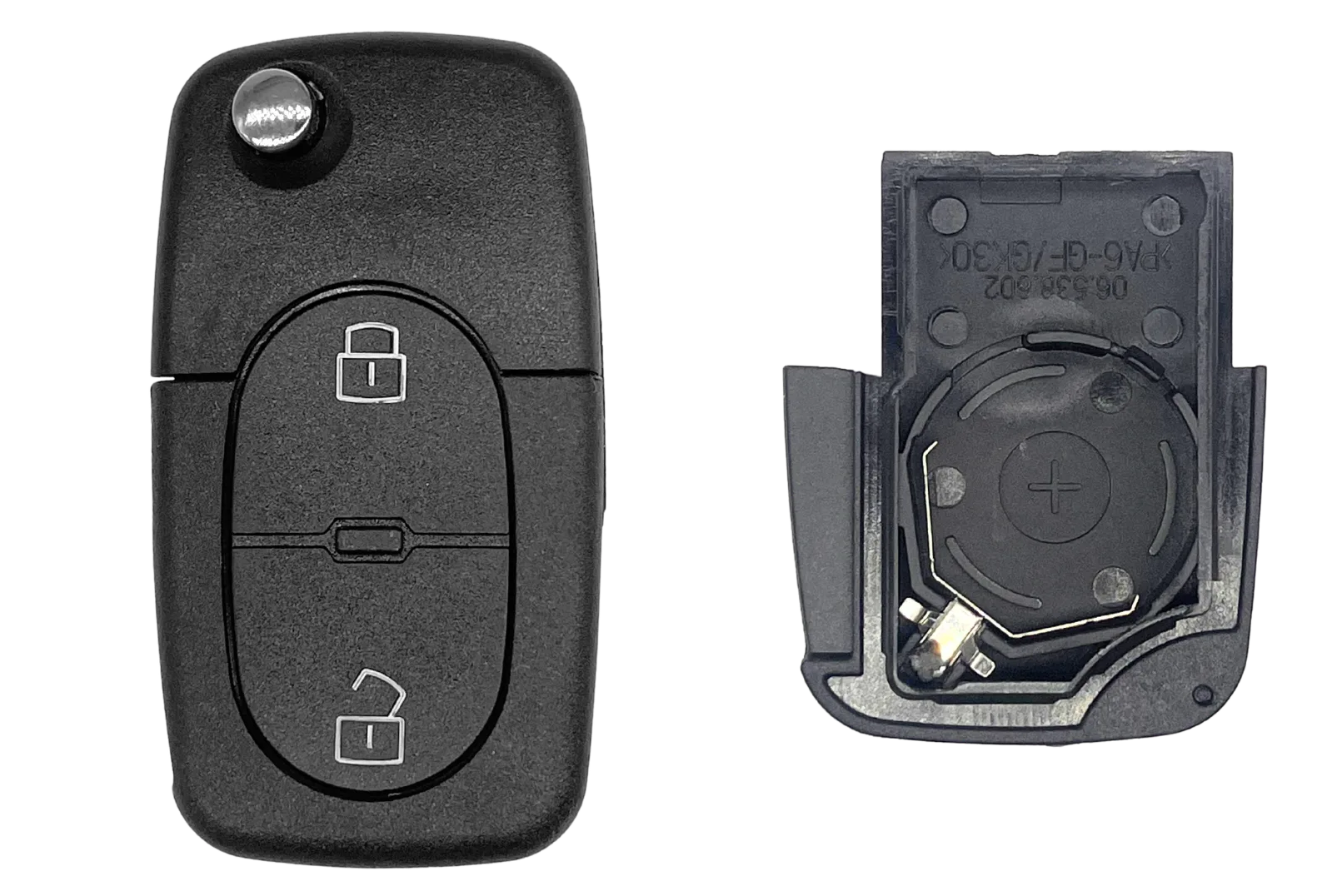 Coque 2 boutons audi® lame HU66