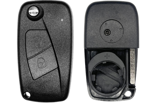 [FIAPS205C] Coque de clé 2 boutons Fiat (lame SIP22 · réf. FIAPS205C)