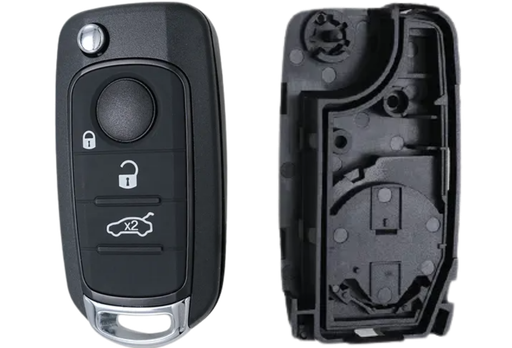 [FIAPS308C] Coque de clé 3 boutons Fiat (lame SIP22 · réf. FIAPS308C)