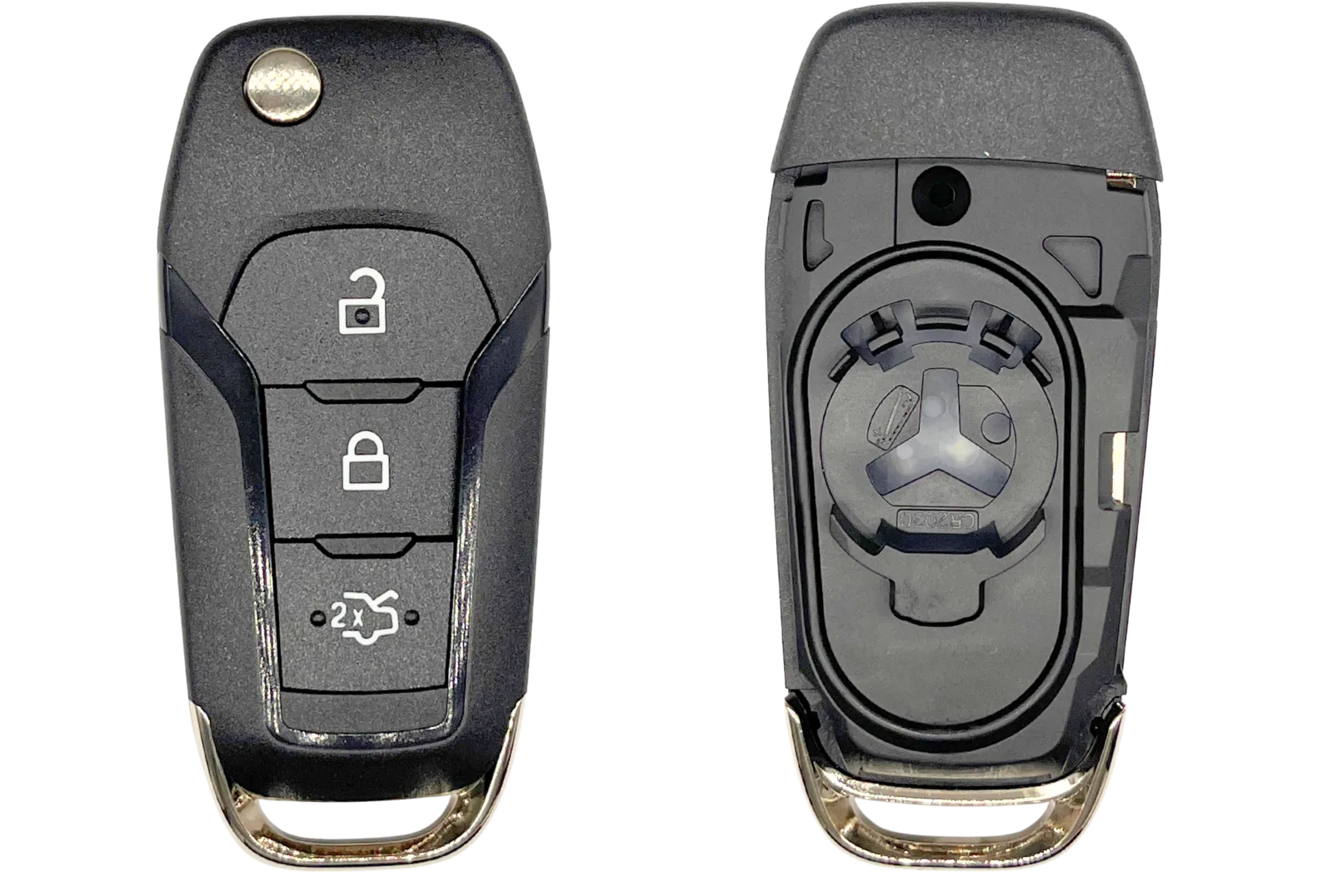 Nouvelle coque Ford 3 boutons lame HU101 retractable
