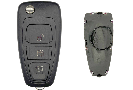 [FORPS309C] Coque de clé 3 boutons Ford (lame FO21 · réf. FORPS309C)
