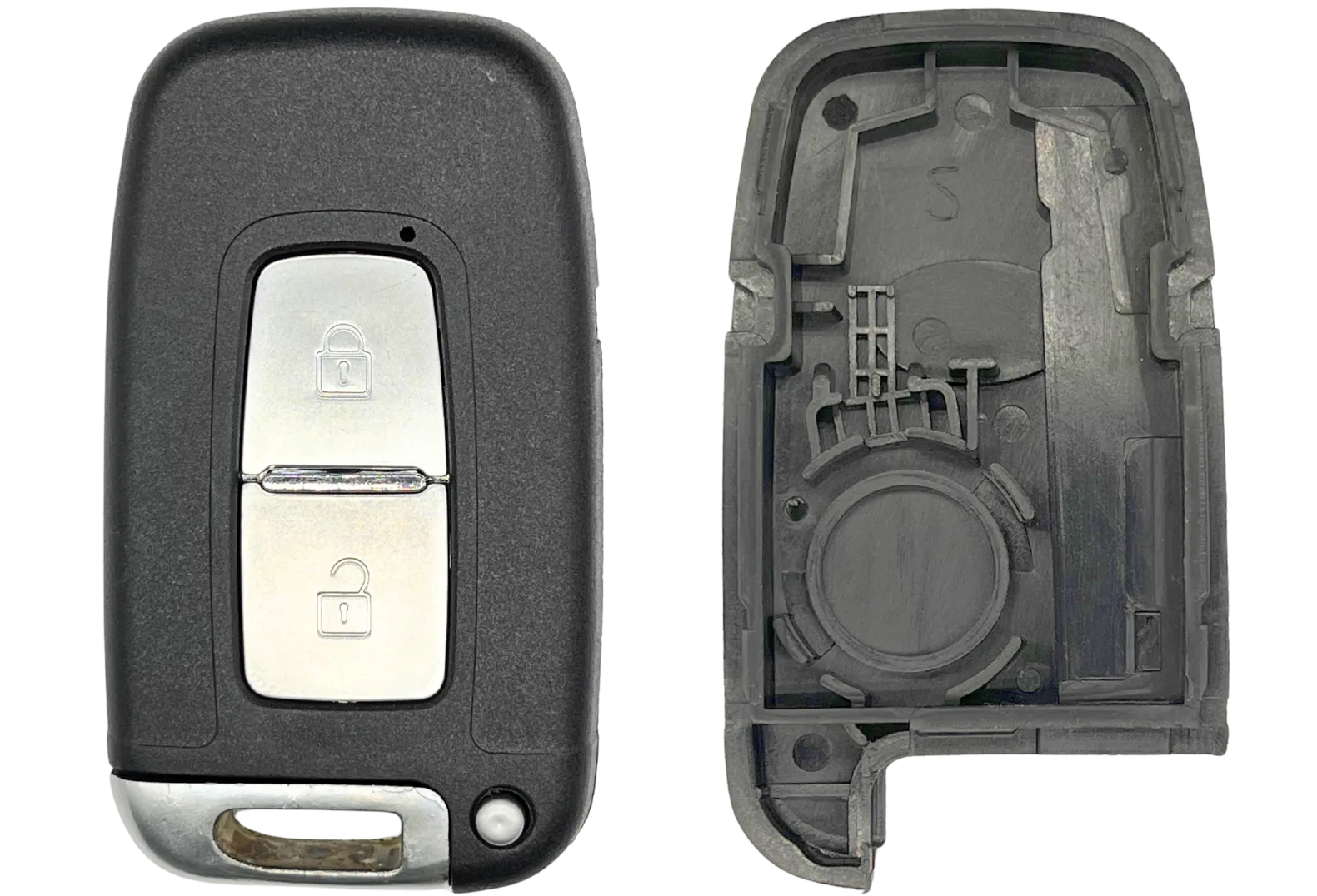 Coque de clé 2 boutons Hyundai / Kia (lame TOY40 · réf. HKAPS204C)